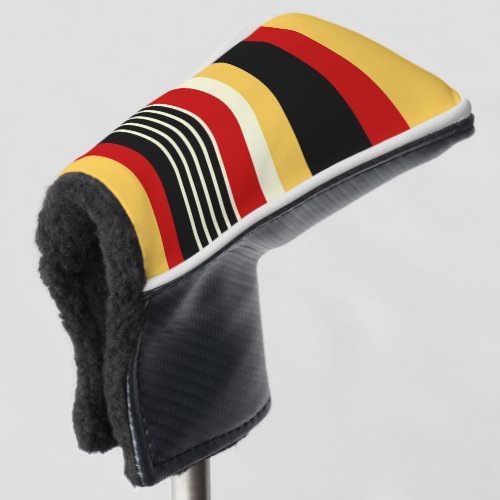 Contrast Yellow With Red Golf Head Cover