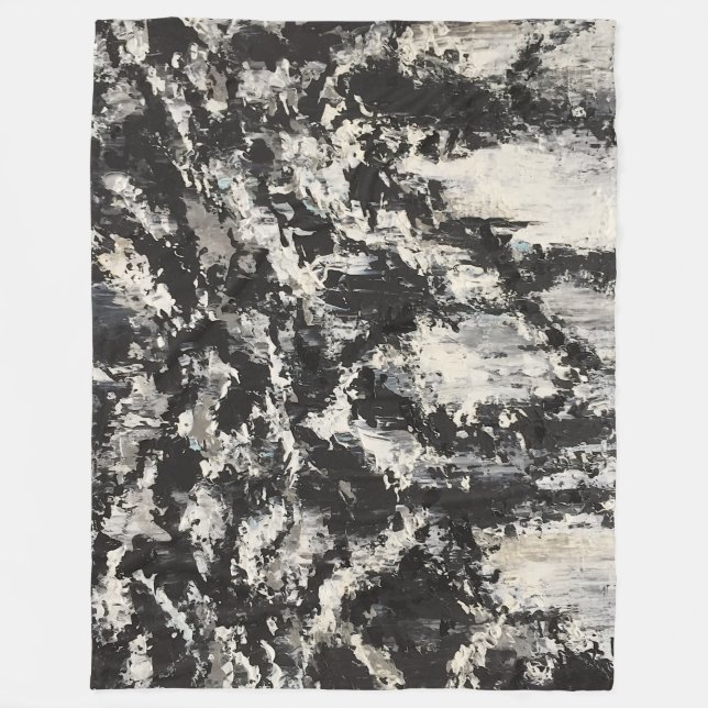 Contrasting Obsessions Fleece Blanket (Front)