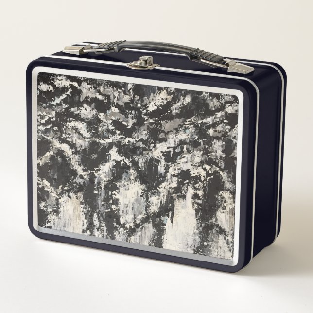Contrasting Obsessions Metal Lunchbox (Front)