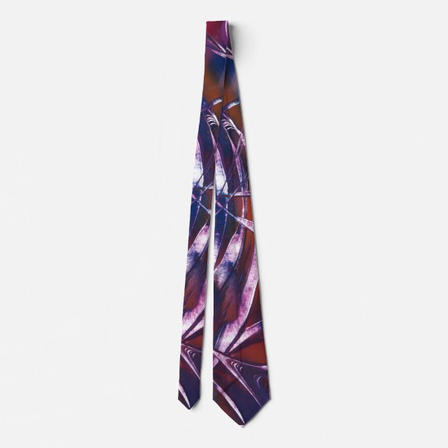 Contrasting Ribbon Neck Tie (Back)