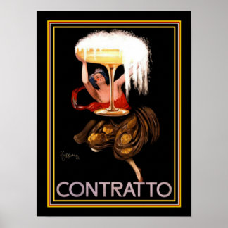 Contratto by Cappiello 12 x 16 Print