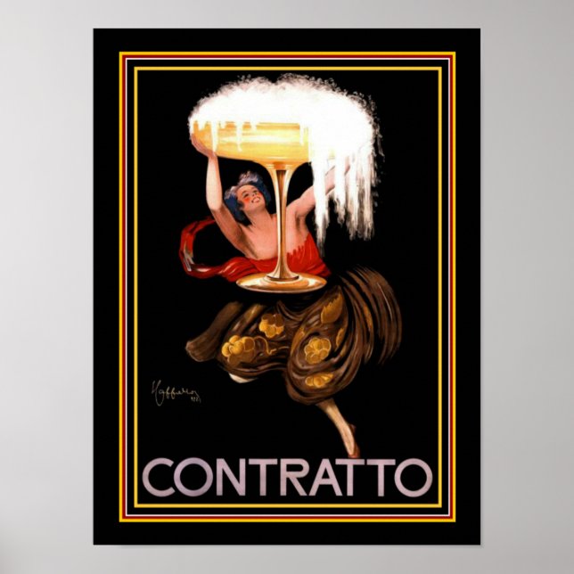 Contratto by Cappiello 12 x 16 Print (Front)