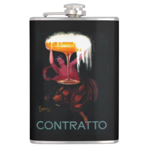 Contratto Vintage PosterEurope Flask