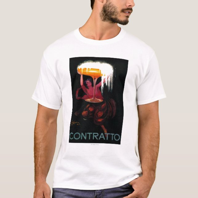 Contratto Vintage PosterEurope T-Shirt (Front)
