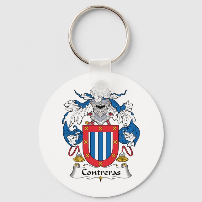 Contreras Family Crest Keychain (Front)