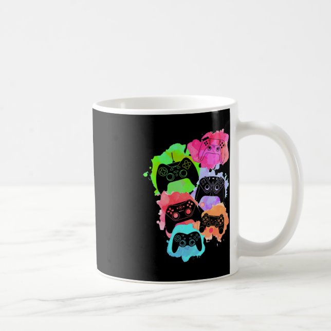 Control All Gamer Video Game Lover Controller Cute Coffee Mug (Right)