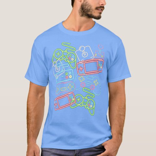 Control All The Things Video Game Controller 80s S T_Shirt