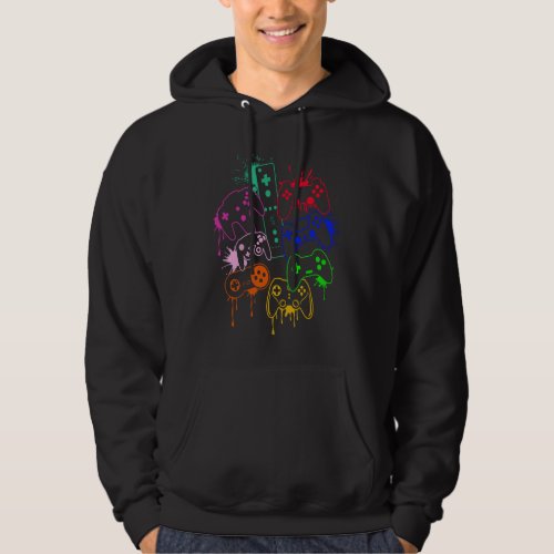 Control all the Things Video Game Controller  8 Hoodie