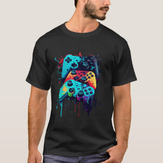 Control All the Things Video Game Controller Gamer T-Shirt