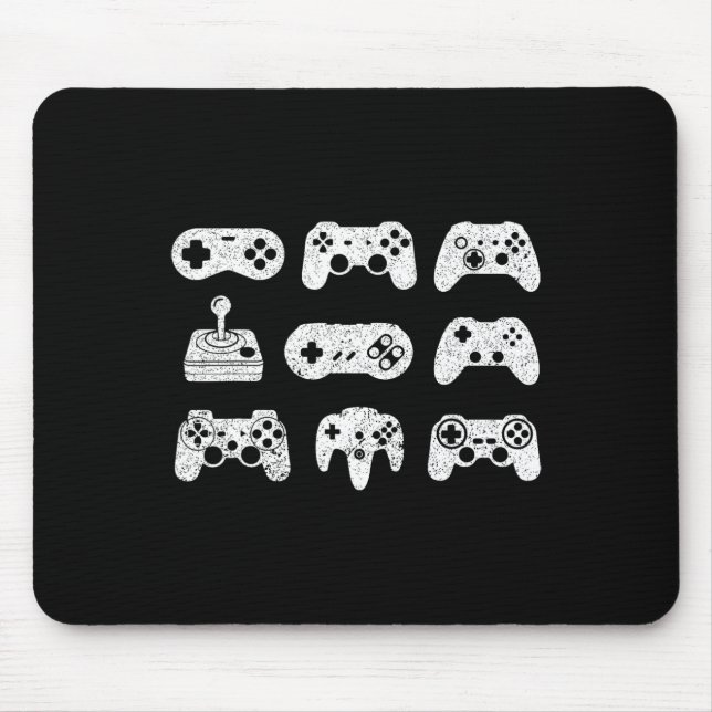 Control All The Things Video Game Controller Gamin Mouse Pad (Front)