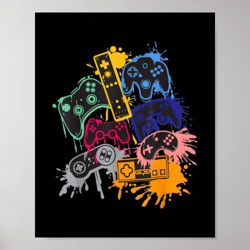 Control all the Things Video Game Controller  Poster