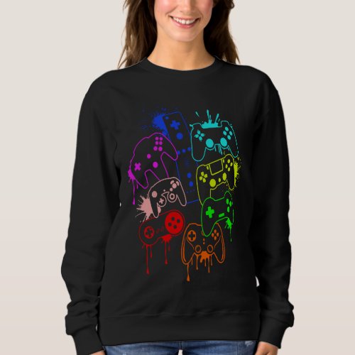 Control all the Things Video Game Controller Sweatshirt