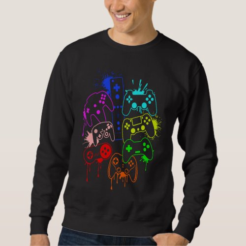 Control all the Things Video Game Controller Sweatshirt