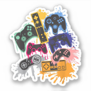 Control all the Things Video Game Controller T-shi Sticker