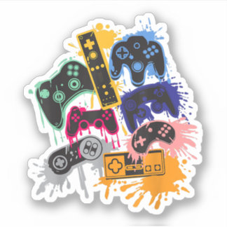 Control all the Things Video Game Controller T-shi Sticker