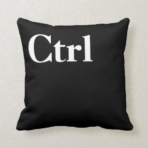 Control Alt Delete Ctrl Alt Del Throw Pillow