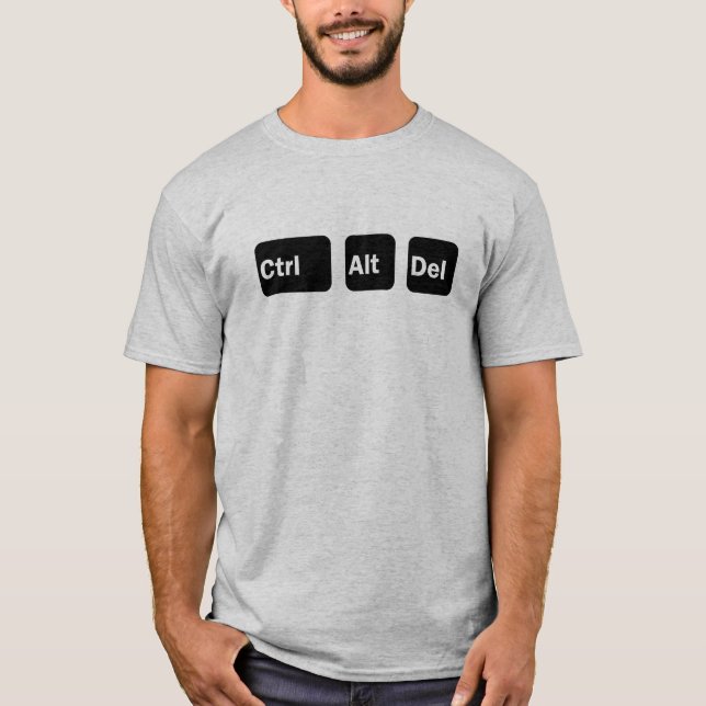 Control Alt Delete T-Shirt (Front)