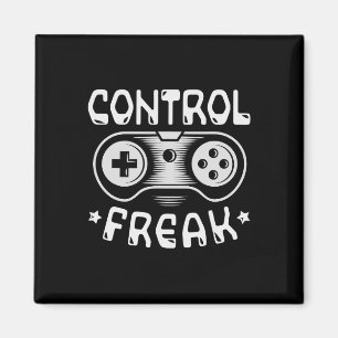 Control Freak - Funny Gaming Video Games Gamer  Magnet