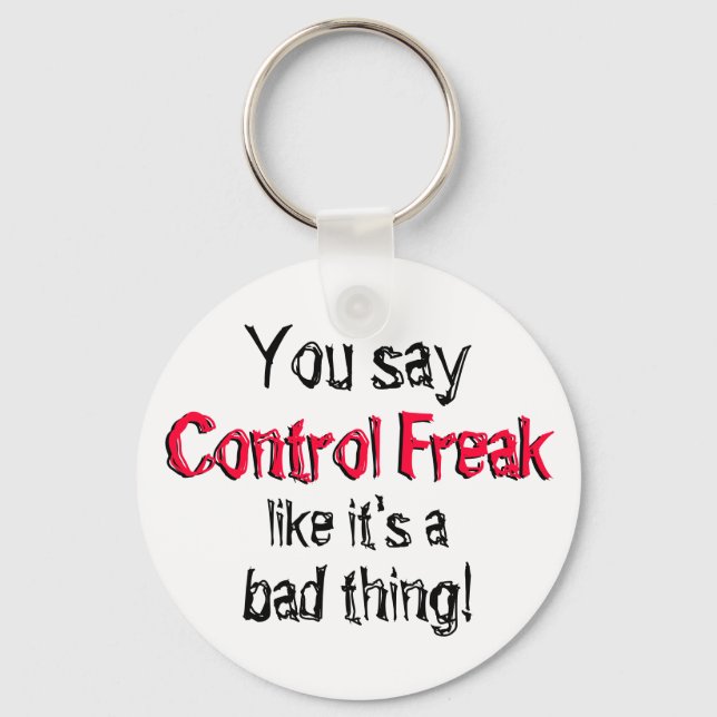 Control Freak Keychain (Front)