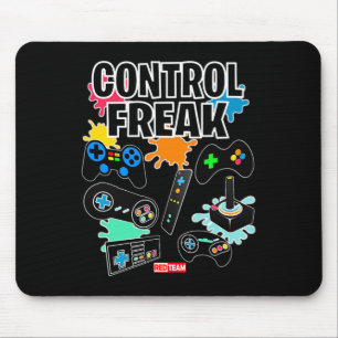 Control Freak - Video Game Gamer Fun Mouse Pad