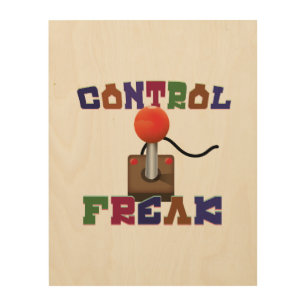 Control Freak Wood Wall Art