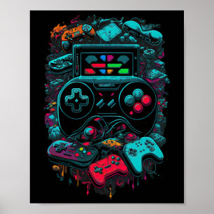Control Gamer Video Game Controller 14 Poster