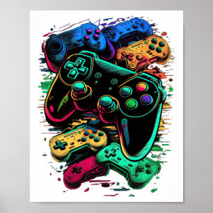 Control Gamer Video Game Controller 1 Poster