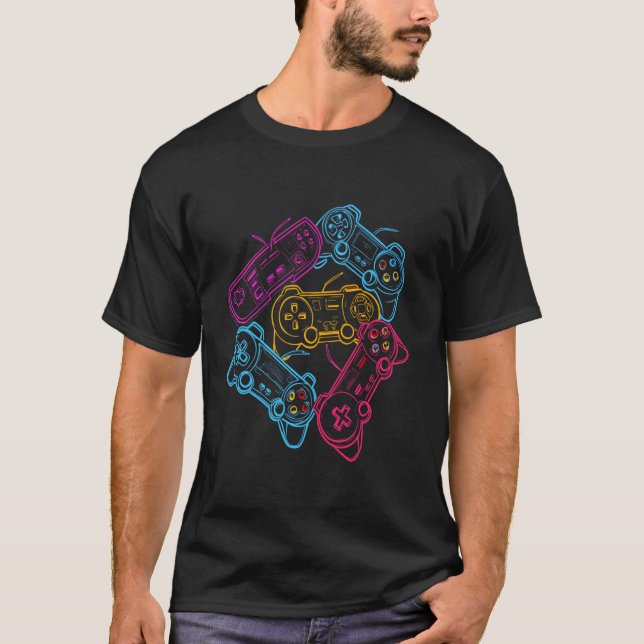 Control gamer Video Game Controller T-Shirt (Front)