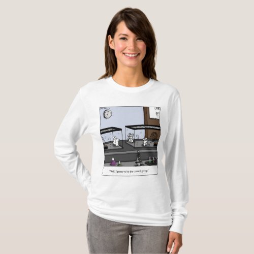 Control Group Lab Mice Cartoon T_Shirt