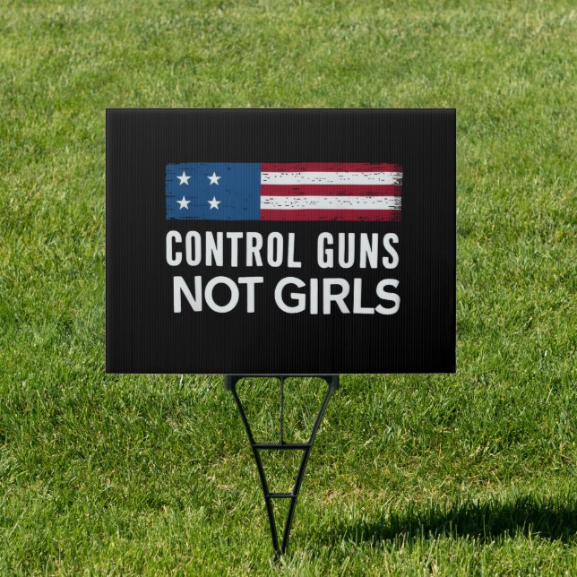 Control Guns Not Girls Sign (Insitu)