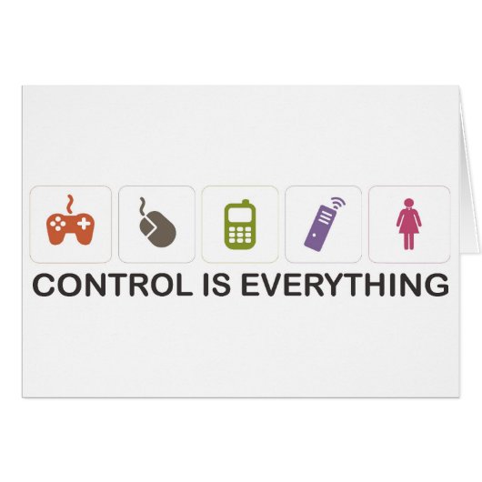 Control Is Everything  Cards (Front Horizontal)