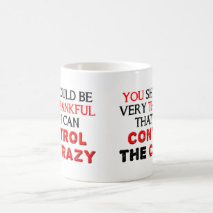 Control the Crazy Funny Mug