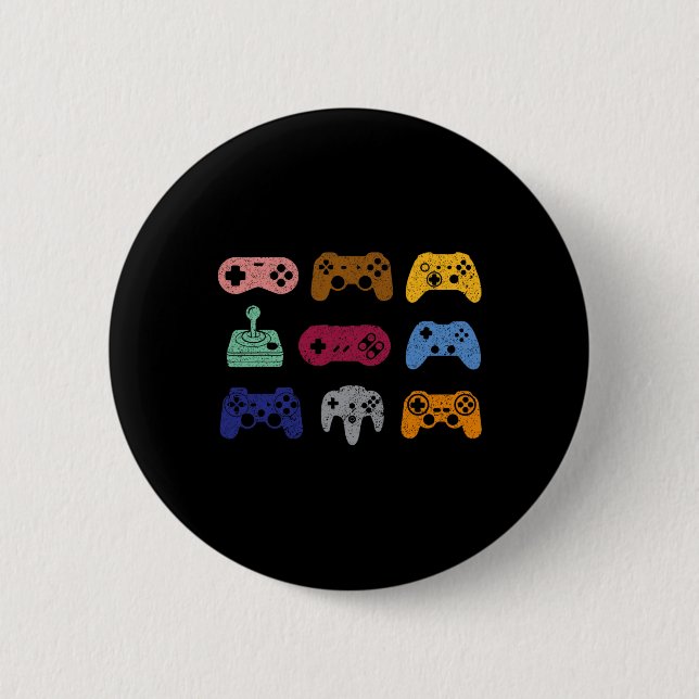 Control Video Game Controller Console Gaming Retro Button (Front)