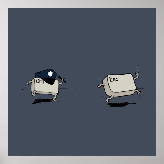 Control vs Escape Poster (Front)