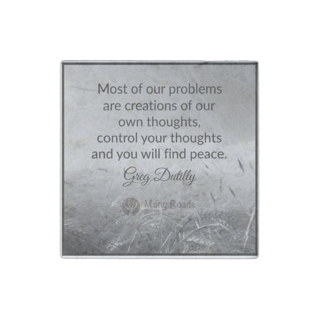 "Control Your Thoughts" Magnet by Greg Dutilly (Front)