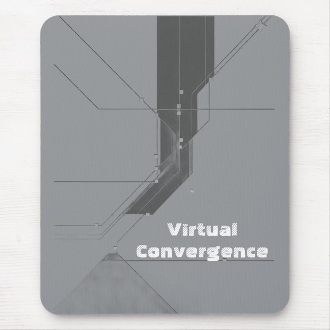 'Controlled Glitch' Mouse Carpet Mouse Pad (Front)