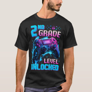 Controller 2Nd Grade Level Unlocked Back To School T-Shirt