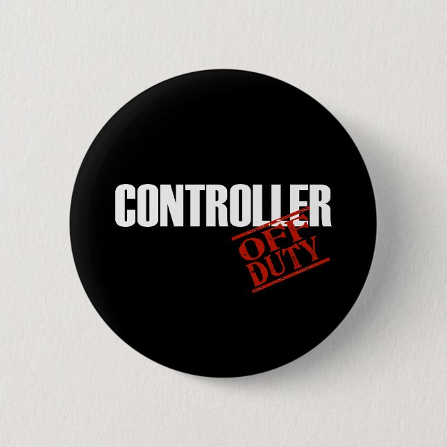 CONTROLLER DARK PINBACK BUTTON (Front)