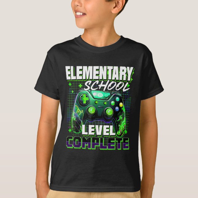 Controller Elementary School Level Complete Gradua T-Shirt (Front)