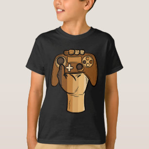 Controller Fist Black History Blm Gaming Gamer 1 T-Shirt