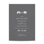 Controller Love Save the Date<br><div class="desc">Beautifully printed save the dates that can be customized for your special occasion. Check out the Origami Prints store for wedding invitations,  rsvp cards and other products that compliment this design!</div>