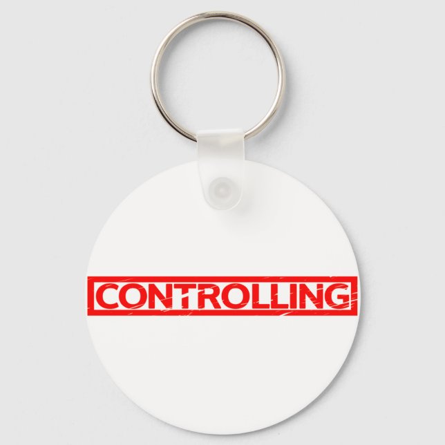 Controlling Stamp Keychain (Front)