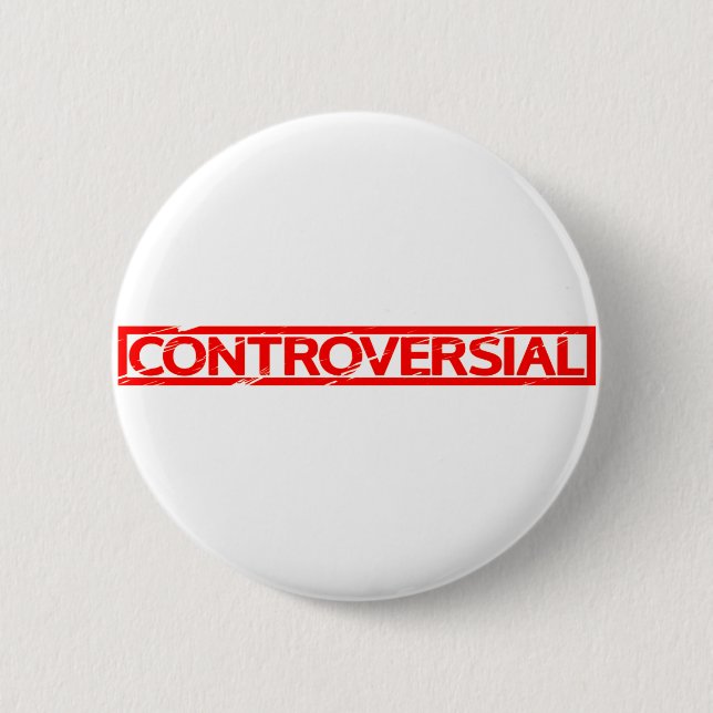 Controversial Stamp Button (Front)