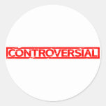 Controversial Stamp Classic Round Sticker