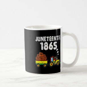 Contruction Truck Juneteenth 1865 Black History Af Coffee Mug