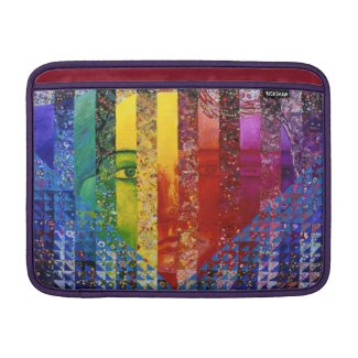 Conundrum I – Abstract Rainbow Woman Goddess Sleeve For MacBook Air