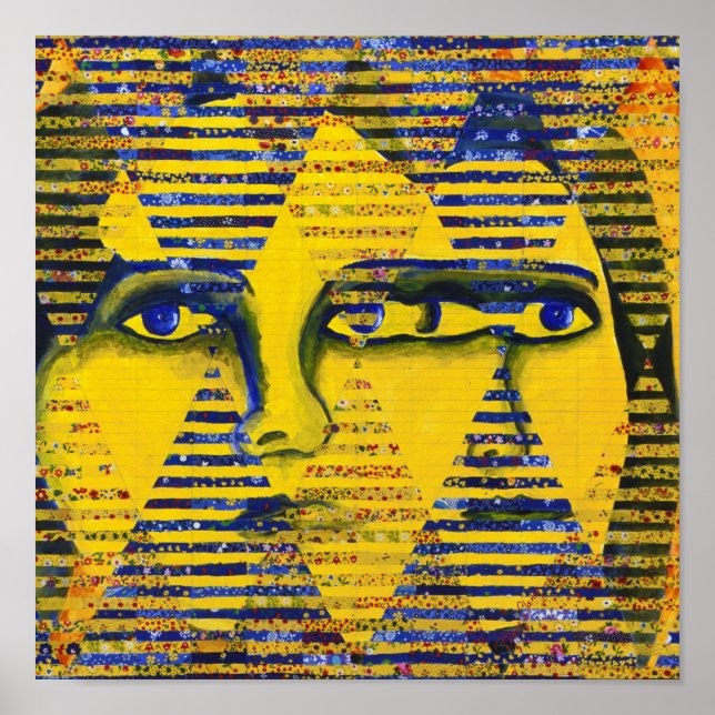 Conundrum II – Golden & Sapphire Goddess Poster (Front)