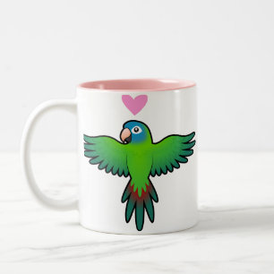 Conure / Lorikeet / Parrot Love Two-Tone Coffee Mug