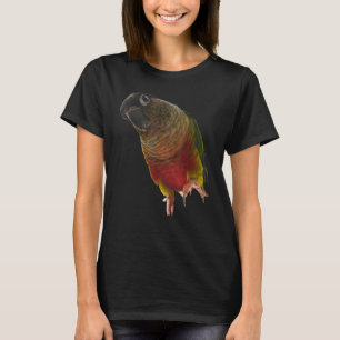 Conure Parrot Bird design Green cheek Love for b T-Shirt