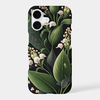 Convallaria Lilies of the Valley Flowers AI Art iPhone 17 Case